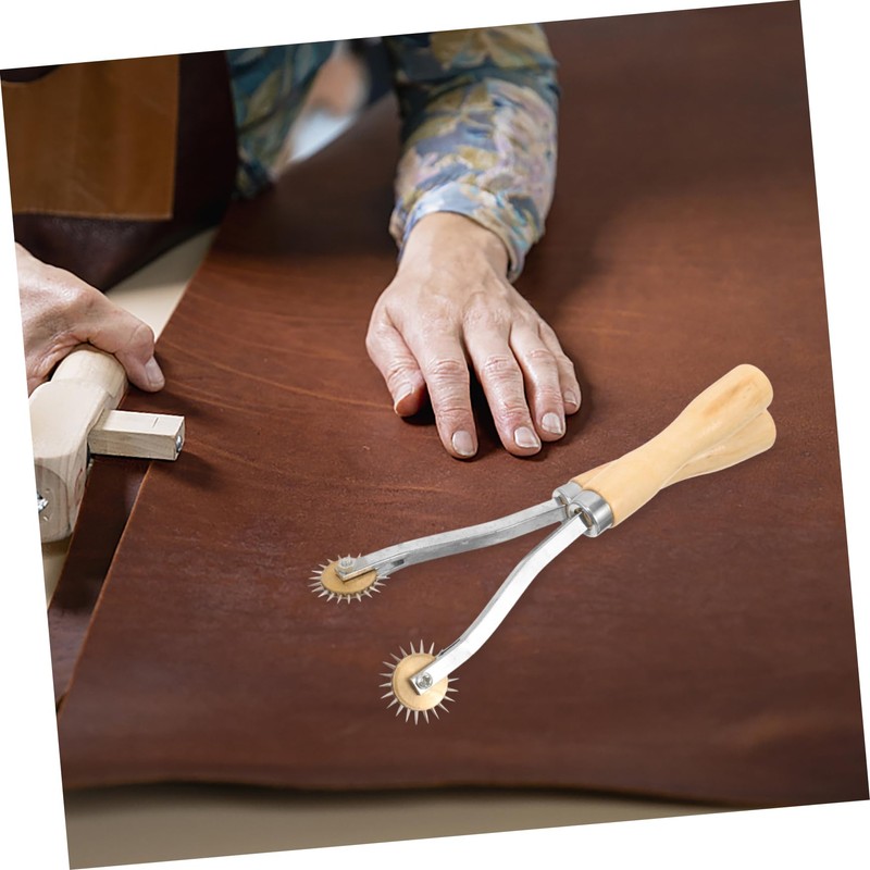 DOITOOL 4Pcs Practical Sewing Tracing Wheel Needle Point Tool for