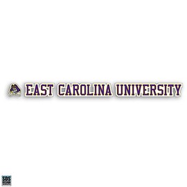 SHENG AO East Carolina University 20"x2" Logo Auto Vinyl Decal