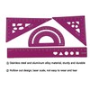 YUANCOX Student Rulers set of 4 pieces Drawing Straight Lines