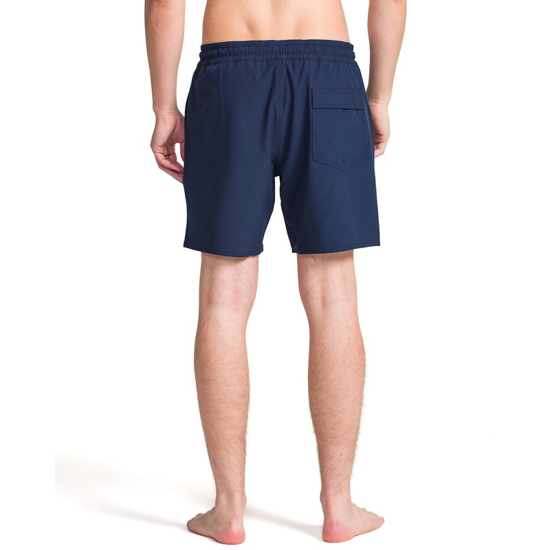 Volcom Men's Standard 17" Swim Surf Trunk Boardshort, Navy Paint