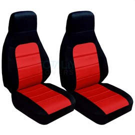 Totally Covers Compatible with 1990-2000 Mazda MX-5 Miata Seat Covers: Black and Red (22 Colors) Bucket