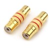 NANYI RCA Female to RCA Female Interconnect Coupler Adapter, with