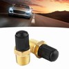 Brass Air Compressor Tank Fill Valve Heavy Duty Stable Performance