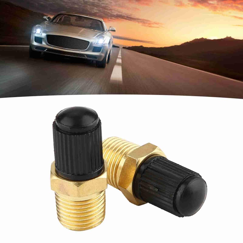 Brass Air Compressor Tank Fill Valve Heavy Duty Stable Performance