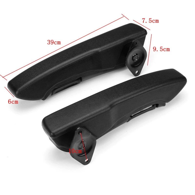 LUC 2 PCS Universal Adjustable Car Seat Arm Rest Armrest