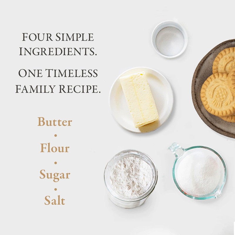 Walker's Shortbread Vanilla Cookies, All-Butter Shortbread Cookies, 5.3 Oz Box