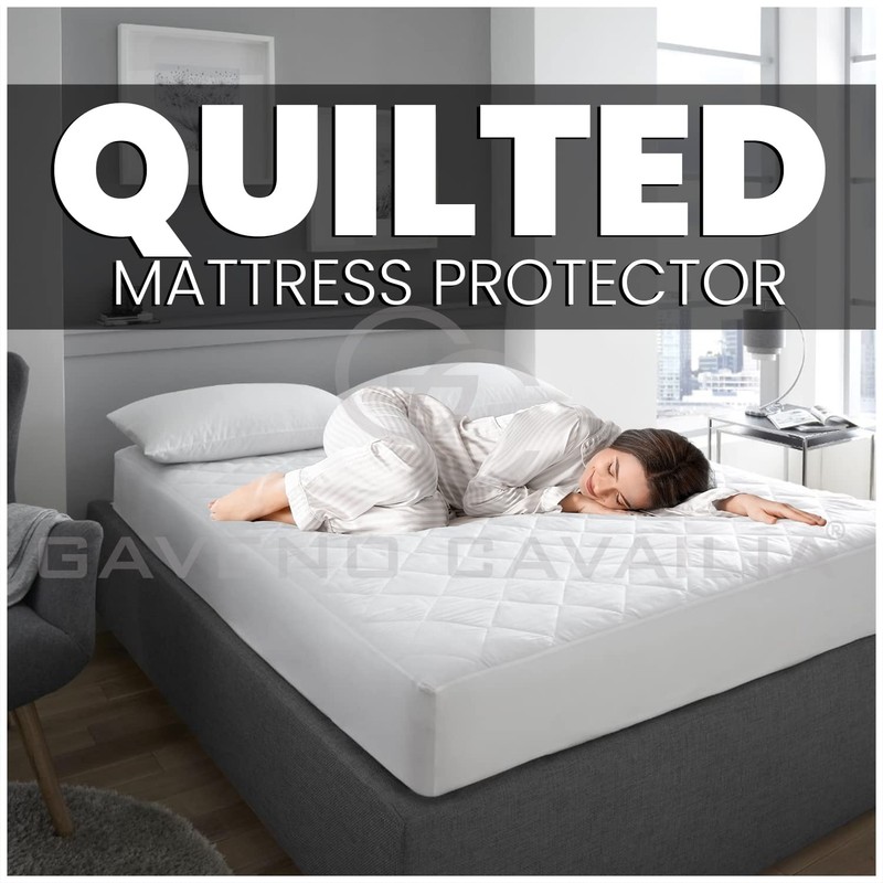 GC GAVENO CAVAILIA Extra Soft Quilted Mattress Protector, Fully Fitted