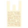 CAF-SS Heads Handbags Natural Cafe au Lait Bags (200 Pieces)