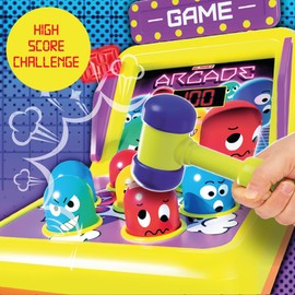 BLADEZ Toyz Whack A Mole Game - Arcade Games for Kids with, Hilarious Sounds, Light-Up Features & Electronic Scoreboard - Fast-Paced & Intense Bash the Mole - Toys for Boys, Girls Age 3+ & All Family
