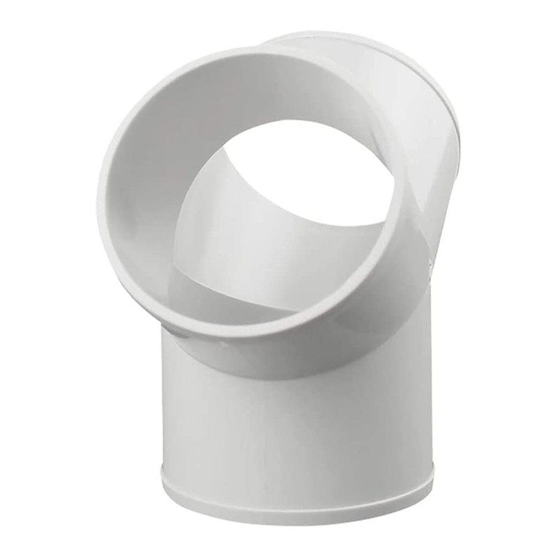 97mm Y Piece Connector 3 Way Round Pipe Connector Plastic