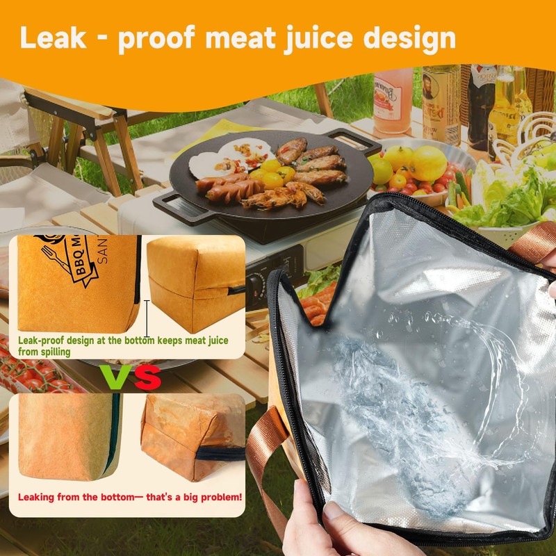 21” BBQ Blanket for Resting Meat - 5-Layer Insulated Grilling