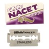 25 NACET STAINLESS Double Edge Razor Blades