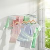 BAKON Clothes Drying Rack Wall Mounted 40", Laundry Clothes Drying