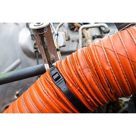 Parallel-Entry Low Profile Cobra Style Ties 8” 10 Pack Wire Cable Management