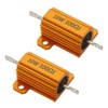 ETOPARS 2 Pcs 10W 100 Ohm 5% Aluminium Casing Wirewound