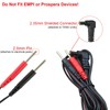 4 Packs TENS Lead Wires Replacement with Upgraded Durability Compatible