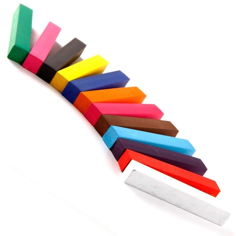 12 Color DIY Hair Chalk Temporary Hair Color Pastel Hair