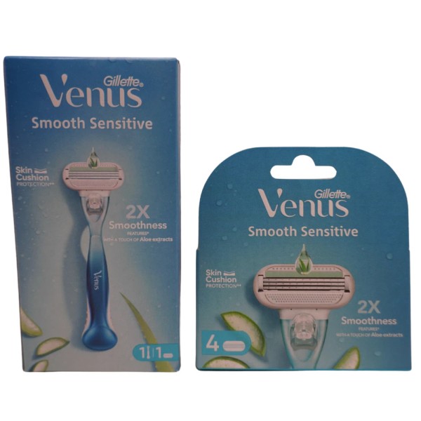 For Gillette Gillette Venus Womens Razor Handle + 5 Refill