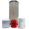 CFKIT Maintenance Filter Kit Compatible with Takeuchi TL10V2 w/Kubota V3307