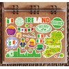 A5 Sticker Sheet Ireland Landmarks Vinyl Stickers - Bright Irish