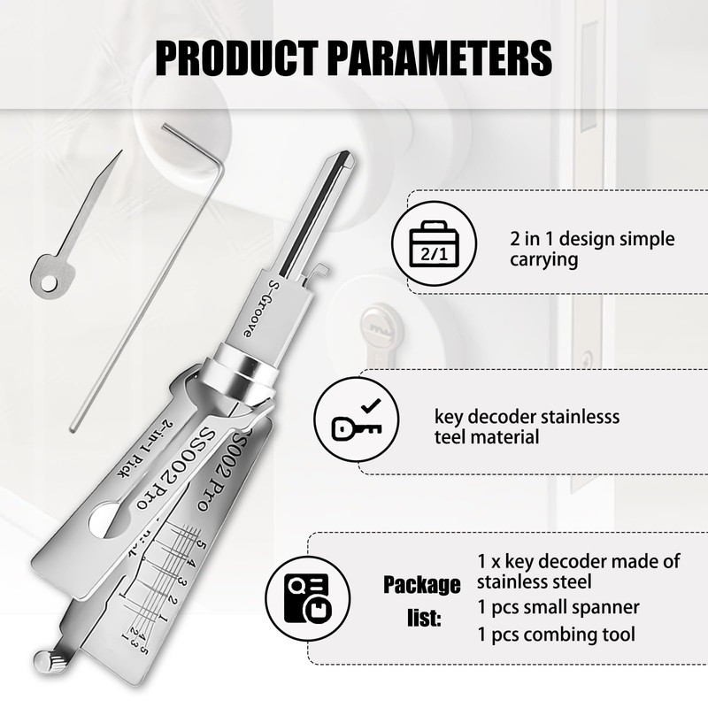 Key Decoder, Key Decoder Made of Stainless Steel, Key Decoder