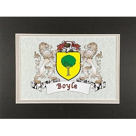 Boyle Irish Coat of Arms Print - Frameable 9" x 12"