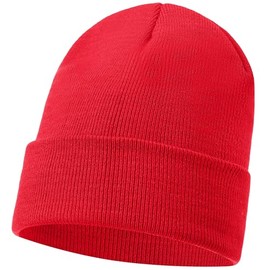 ZARWASKA® Beanie Hat Men Thermal Wooly Skull Cap for Winter Hat for Women & Men Hats & Caps, Running Skullies for Men Women Boys Girls - Fisherman Style | One Size | Red