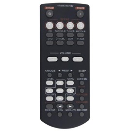RAV28 WJ40970EU Remote Control Replacement for Yamaha AV Receiver RX-V361 RX-V365 HTR-6030 HTIB-680 RX-V463 YHT-797 RX-V365BL RX-V363 HTR-6130 RAV250 RXV333 61 RXVR 365 HTR6030 HTIB680 RAV34 WN46680EU
