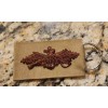 U.S. Navy Seabee Combat Warfare Pin Key Chain/ Bag Tag