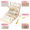 BOOVO Earring Jewelry Box For Women Girl Stud Organizer, 4