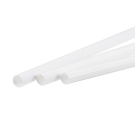 MECCANIXITY Plastic Model Tube ABS Round Tube 5/16" OD 10" White Easy Processing for Architectural Model Making DIY 3 Pack