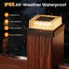 APONUO Solar Post Cap Lights, 12-Pack IP65 Waterproof for 4x4