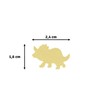 Vaessen Creative 21435-095 Motif Punch Triceratops (Dinosaur) 2.3 x 1.8