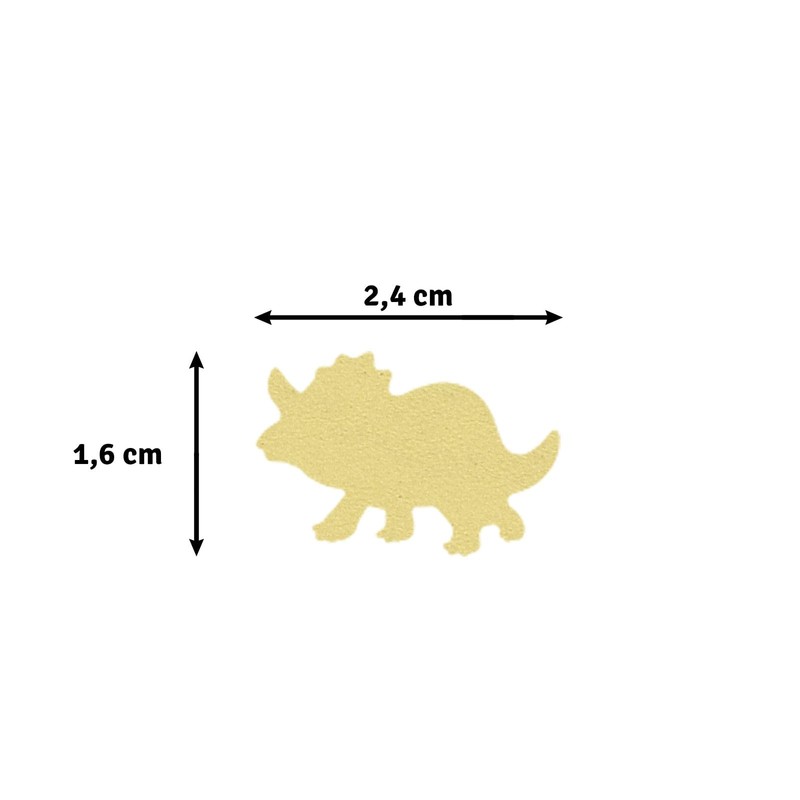 Vaessen Creative 21435-095 Motif Punch Triceratops (Dinosaur) 2.3 x 1.8