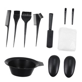 Minkissy 11pcs Hair Dye Brush Kit Mixing Bowl Easy Diy Hair Coloring Tools Application for Home and Salon Use