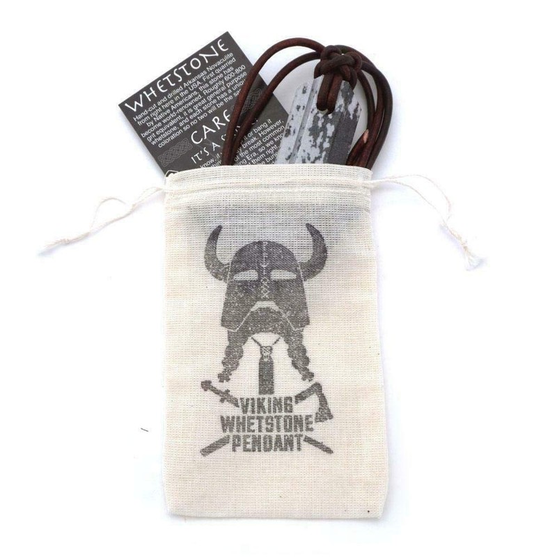 WAZOO EDC VIKING WHETSTONE NECKLACE