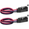 DIYhz Waterproof Momentary Hinge Roller Lever Micro Switches with Line