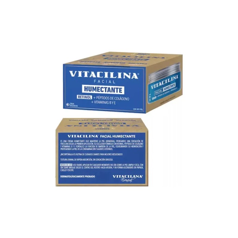 Skincare Facial Humectante Vitacilina + Ácido Hialurónico