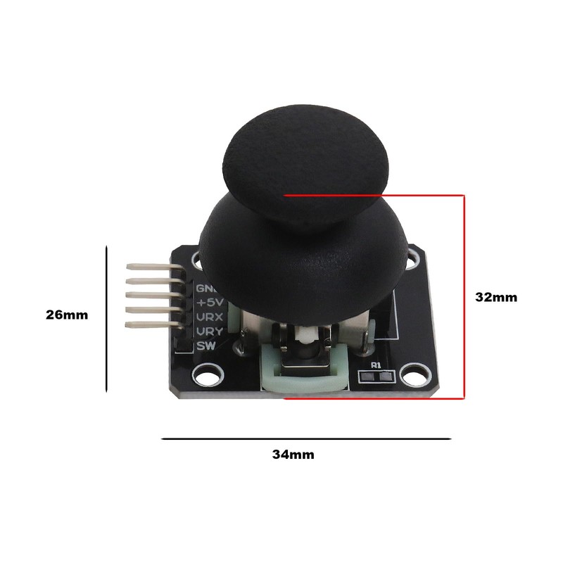 SING F LTD 5 Pcs Dual Axis Button JoystickGame Joystick