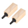 2Pcs/Set Natural Wooden Air Bubble Stone Diffuser for Aquarium Fish