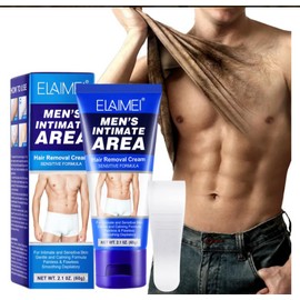Crema Depilatoria Íntima Para Hombre Todo El Cuerpo+espátula