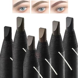 5pcs/pack Brow Pencil Pull Cord Peel-off Eyebrow Pencils Waterproof Long Lasting Microblading Eyebrow Pen for Marking, Filling, Outlining