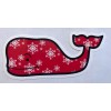 NEW Vineyard Vines Snowflake Christmas Winter Red White Whale Sticker