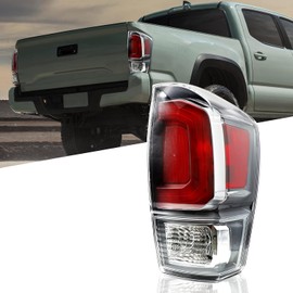CNYGO - Carcasa de luz trasera compatible con Toyota Tacoma Pickup 2020 2021, lámpara de freno trasera estilo fábrica (lado derecho del p...
