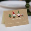 25 Place Cards Christmas Gnome - Place Cards to Write