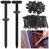 60PCS Nylon Universal Cable Tie Buckle for Car, Automotive Zipper