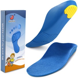 Ailaka Children's Orthopaedic Insoles for Flat Feet, Heel Spurs, Plantar Fasciitis, Metatarsalgia
