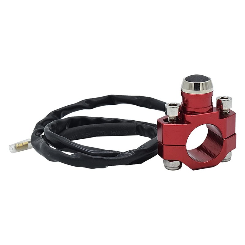 CNC Aluminum 7/8" Motorcycle Handlebar Control Horn Start Switch Button
