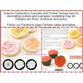 Autumn Carpenter Designs Cupcake Top Impression Mat Set - Floral