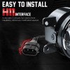 CHUSYYRAY Pair For 2011-2015 Ford Explorer 2013-2016 Fusion LED Fog